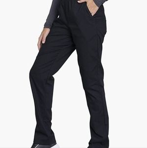 Cherokee Workwear womens Tapered black scub pants